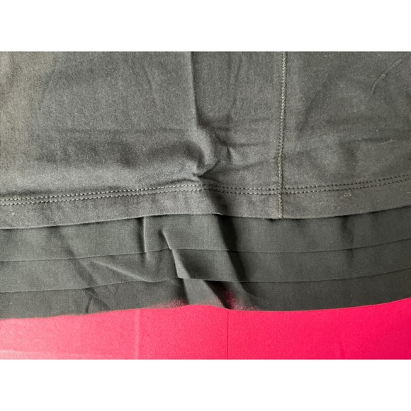 LOGO by Lori Goldstein Womens Button Front Tunic Top Sz 2X Black Lagenlook Flowy - Picture 9 of 9